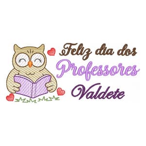 Feliz dia dos Professores com nome