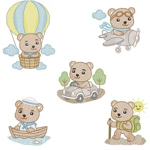  ursinhos aventureiros (Pontos leves)