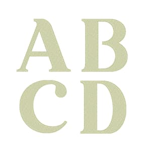  Alfabeto Fonte Neka Laurent (Pontos Leves)