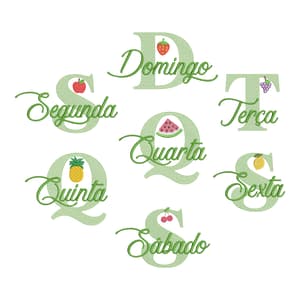  Semaninha com Frutas