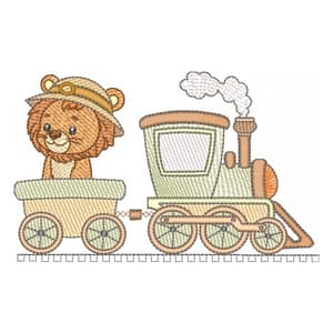 Trem Safari Leão (Pontos Leves)