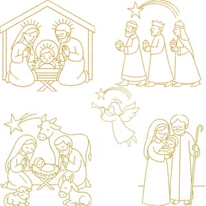 Natal Presépio (Contorno) 