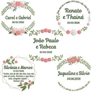  Molduras Com Rosas Nome e Data