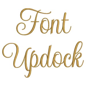  Alfabeto Fonte Updock