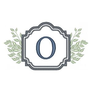 Moldura com Letra (Aplique)