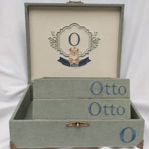 Ursinho Tenista  com Moldura e Faixa (Pontos Leves)