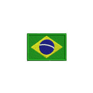 Matriz de bordado bandeira brasil