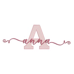  Monograma Simples e Alfabeto Fonte Wisdom com Glifos (Pontos Leves)