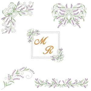 Pacote de matrizes Jardim de Lavanda