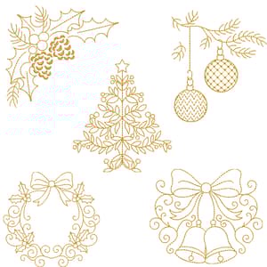  Decoração de Natal (Contorno)