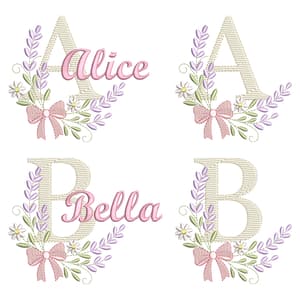  Alfabeto Lavandas e Margaridas (Pontos Leves)