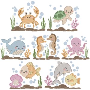  Animais do Fundo do Mar (Pontos Leves)