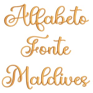  Alfabeto Fonte Maldives