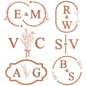  Monogramas Botânicos
