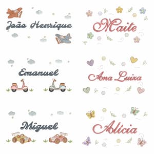  Barrado Infantil com Nome