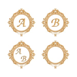  Molduras com Iniciais