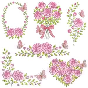  Floral de Rosas (Pontos Leves)