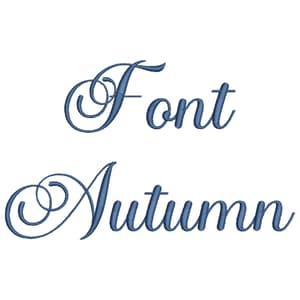  Alfabeto Fonte Autumn