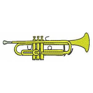 Matriz de bordado trompete