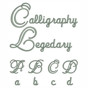  Alfabeto Calligraphy Legendary