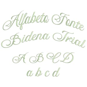  Alfabeto Fonte Bidena Trial