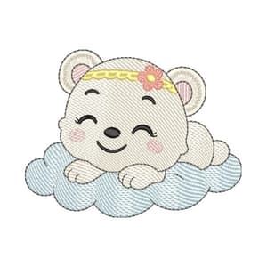 Ursinha na nuvem (Pontos Leves)