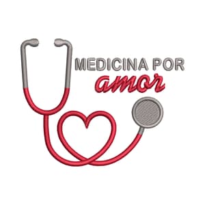Logomarca Medicina por Amor