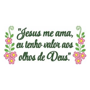 Frase religiosa - Jesus me Ama