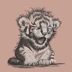 Tigre filhote (Realístico)