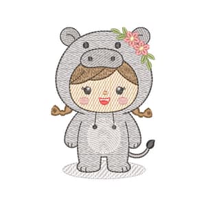 Menina Hipopótamo (Pontos Leves)