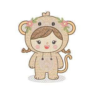 Menina Macaquinha (Pontos Leves)