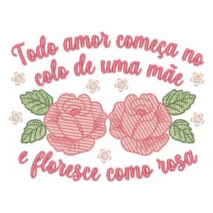 Rosa Dia Das Mães (Pontos Leves)