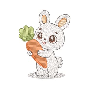 Coelhinho da Páscoa com Cenoura (Pontos Leves)