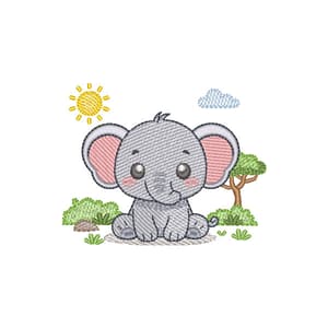 Elefante Safari (Pontos Leves)