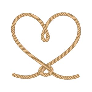 Coração de Corda Country (pontos Leves)