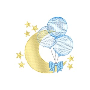 Lua com Balões (Pontos Leves)