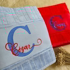  Monograma com Fonte Gloretha (Pontos Leves)