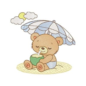 Ursinho na Praia (Pontos Leves)