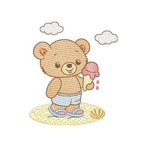 Ursinho na Praia (Pontos Leves)