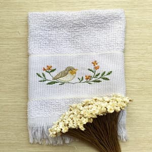 Folhas e Passarinho (Pontos Leves)