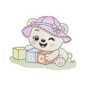 Ursinha com  bloquinhos (pontos Leves)