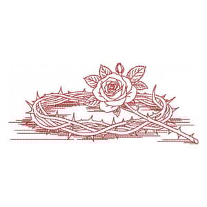 Páscoa Coroa de Espinhos (Contorno)