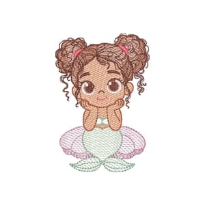 Menina Sereia (Pontos Leves)