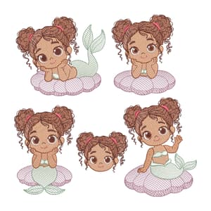  Menina Sereia (Pontos Leves)