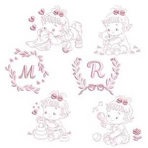  Bebezinha Delicada (em Contorno)