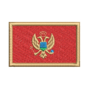 Matriz de bordado Bandeira Montenegro