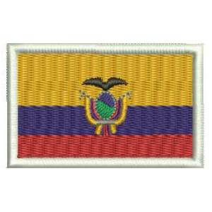 Matriz de bordado Bandeira Equador