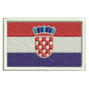 Matriz de bordado Bandeira Croacia