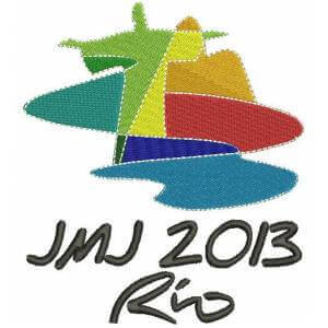 Matriz de bordado JMJ 2 Rio 2013 grande