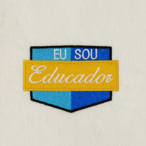 Matriz de bordado tag educador